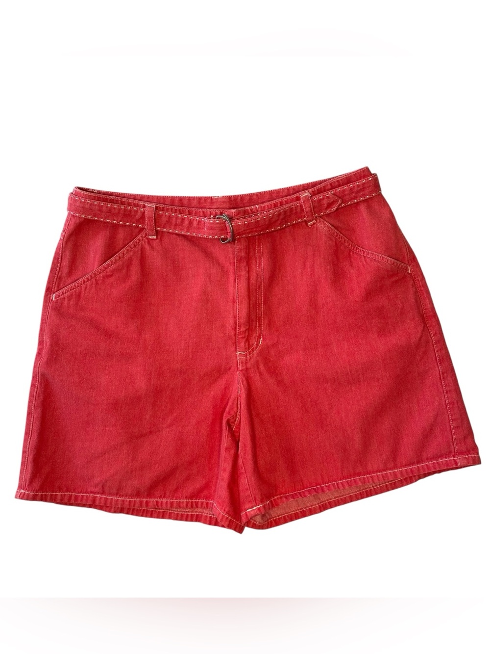VINTAGE LIZ CLAIBORNE Belted High Waist Shorts